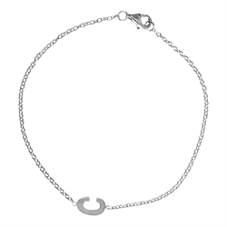 Lady Letter A, Bogstavs armbånd, Sterling sølv